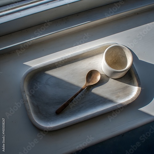 cup of coffee on wooden table