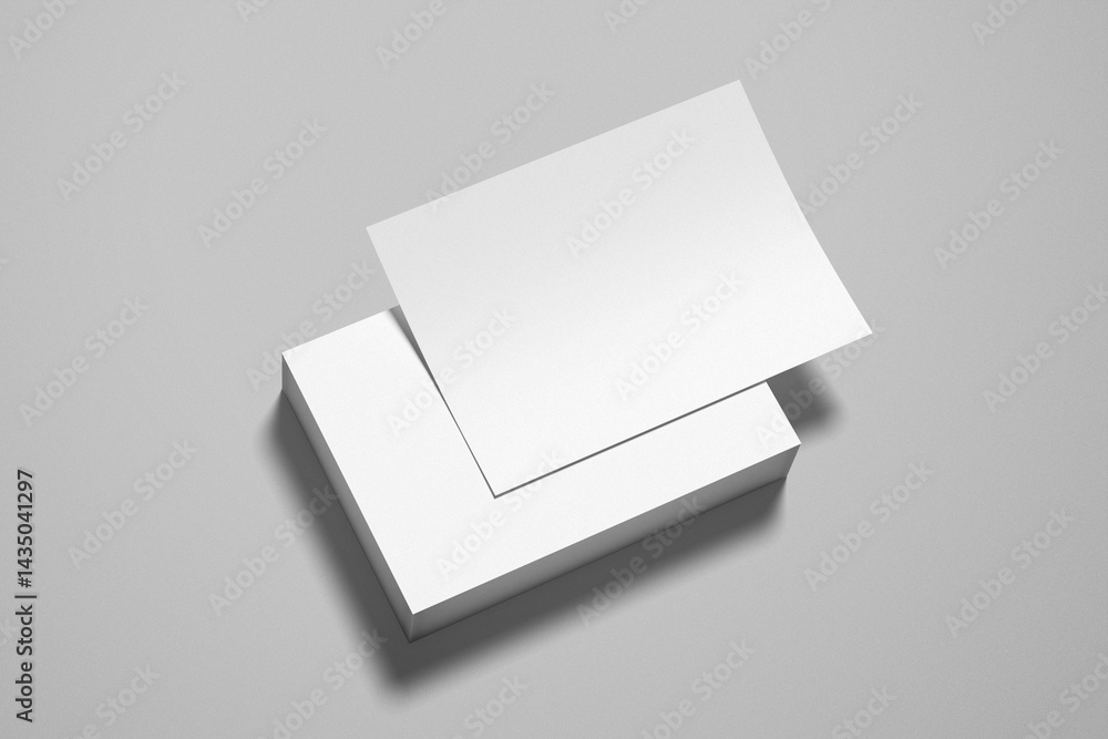 A5 Landscape Flyer Blank Mockup A5 Landscape Flyer Blank Mockup
