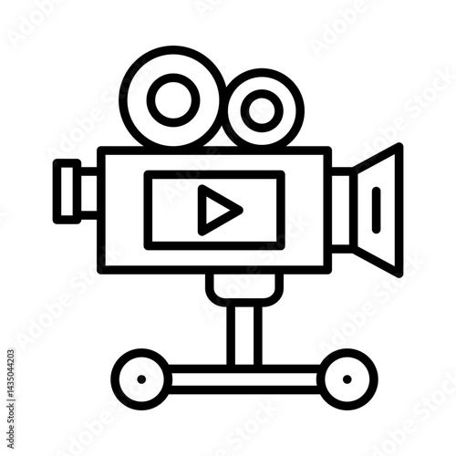 camera dolly icon