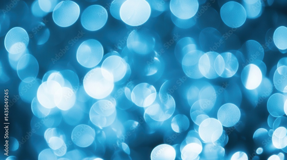 Soft Blue Bokeh Background with Icy Toned Cool Light Effects Soft Blue Bokeh Background with Icy Toned Cool Light Effects