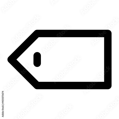 label tag line icon