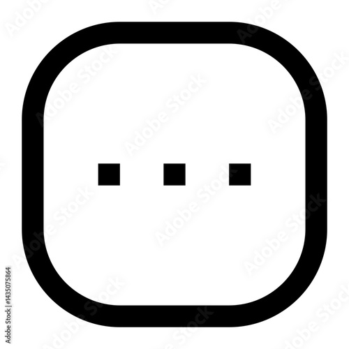 more option button line icon