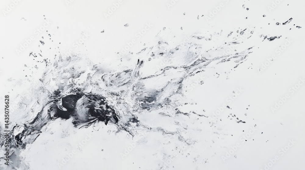 Obraz premium Abstract water splash