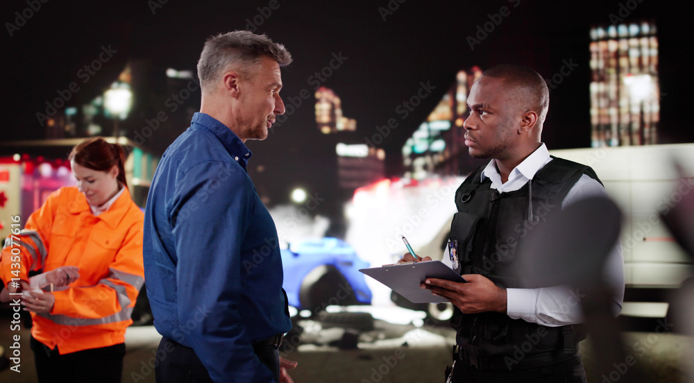 Emergency Response: Police And Witness