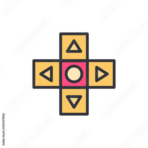Free Download Keypad colored icons, minimalist vector illustration ,simple transparent graphic element .Isolated on white background - GFXLoad
