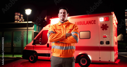 Emergency Paramedic Man From Rescue Service