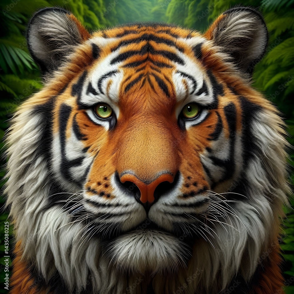 Fototapeta premium portrait of a bengal tiger