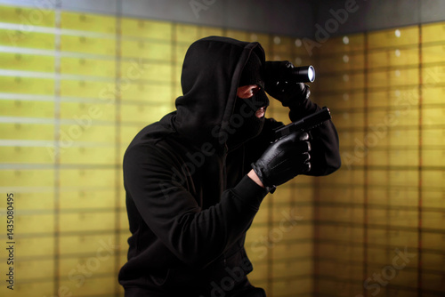 Vault Bank Robbery By Thief