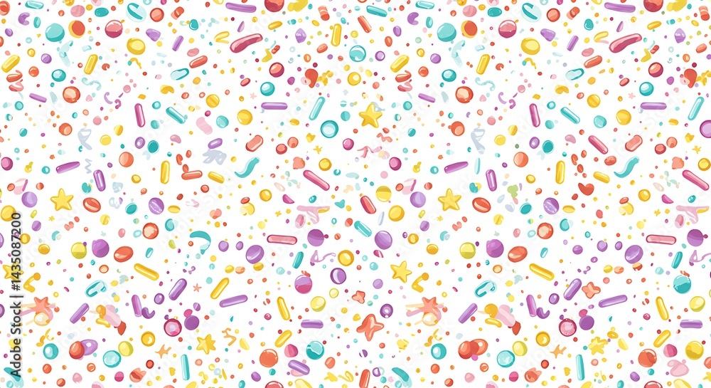 Whimsical Confetti Chaos AI Generated Whimsical Confetti Chaos AI Generated