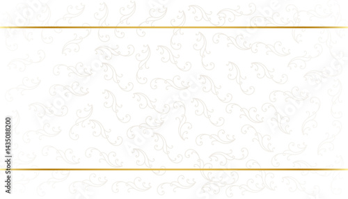 beautiful and ethnic classic floral backdrop with golden touch