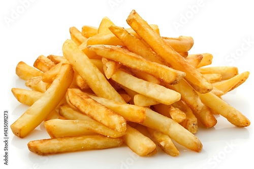 Golden French Fries Stack