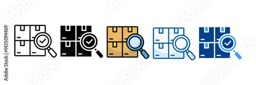 Quality Control Icon Set Multiple Style Collection