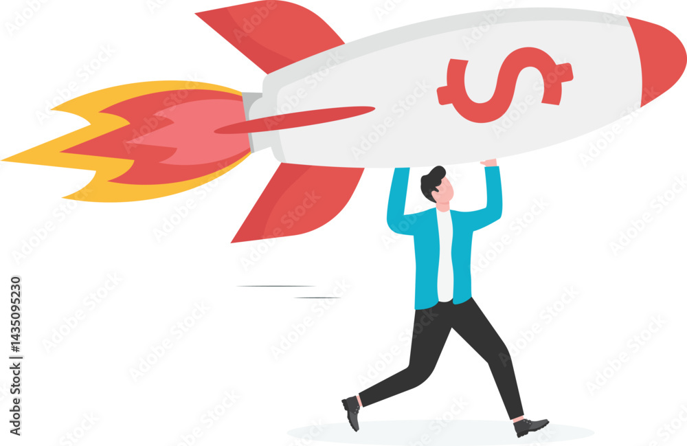Obraz premium Business startup, business concept