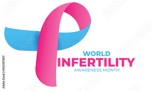 Infertility Awareness Month. background, banner, card, poster, template. Vector illustration.