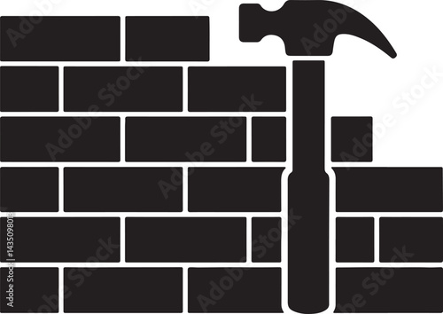 Building Industry Concept with Bricks and Tools