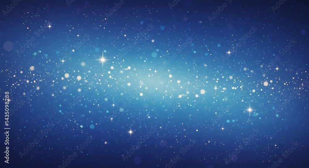 Fototapeta premium Celestial Dust: A 3D Render of Cosmic Glow AI Generated