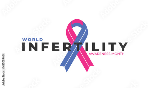 Infertility Awareness Month. background, banner, card, poster, template. Vector illustration.