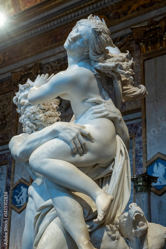 The Rape of Proserpina (Italian: Ratto di Proserpina), more accurately translated as The Abduction of Proserpina, is a large Baroque marble group sculpture by Italian artist Gian Lorenzo Bernini, exec