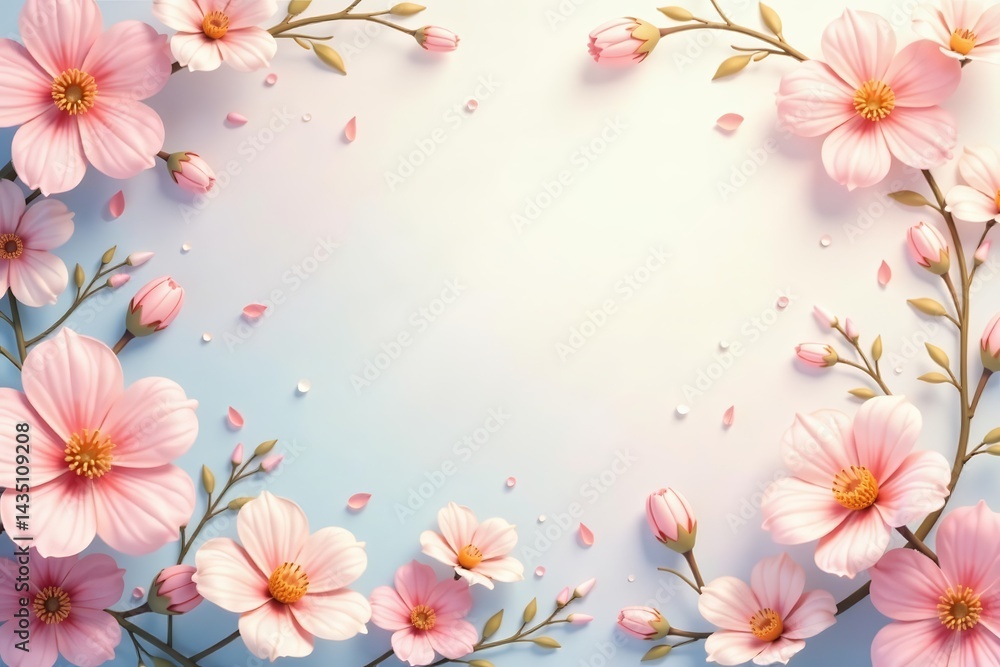 Soft pastel background with delicate floral pattern, perfect for spring designs, floral, delicate Soft pastel background with delicate floral pattern, perfect for spring designs, floral, delicate