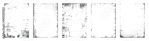 Distorted grunge isolated background. Overlay distress texture effect. Element for social media, poster, brochure, flyers, screen print texture, card, wallpaper, background. Vector illustrator.
