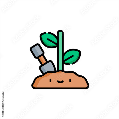 vector illustration of a cartoon character