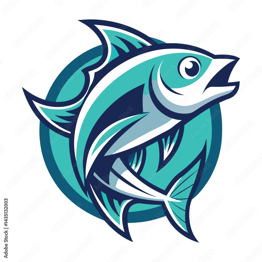 Fototapeta premium Abstract Fish Illustration