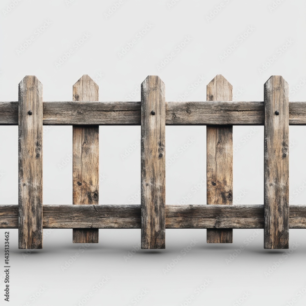 Naklejka premium Wooden fence