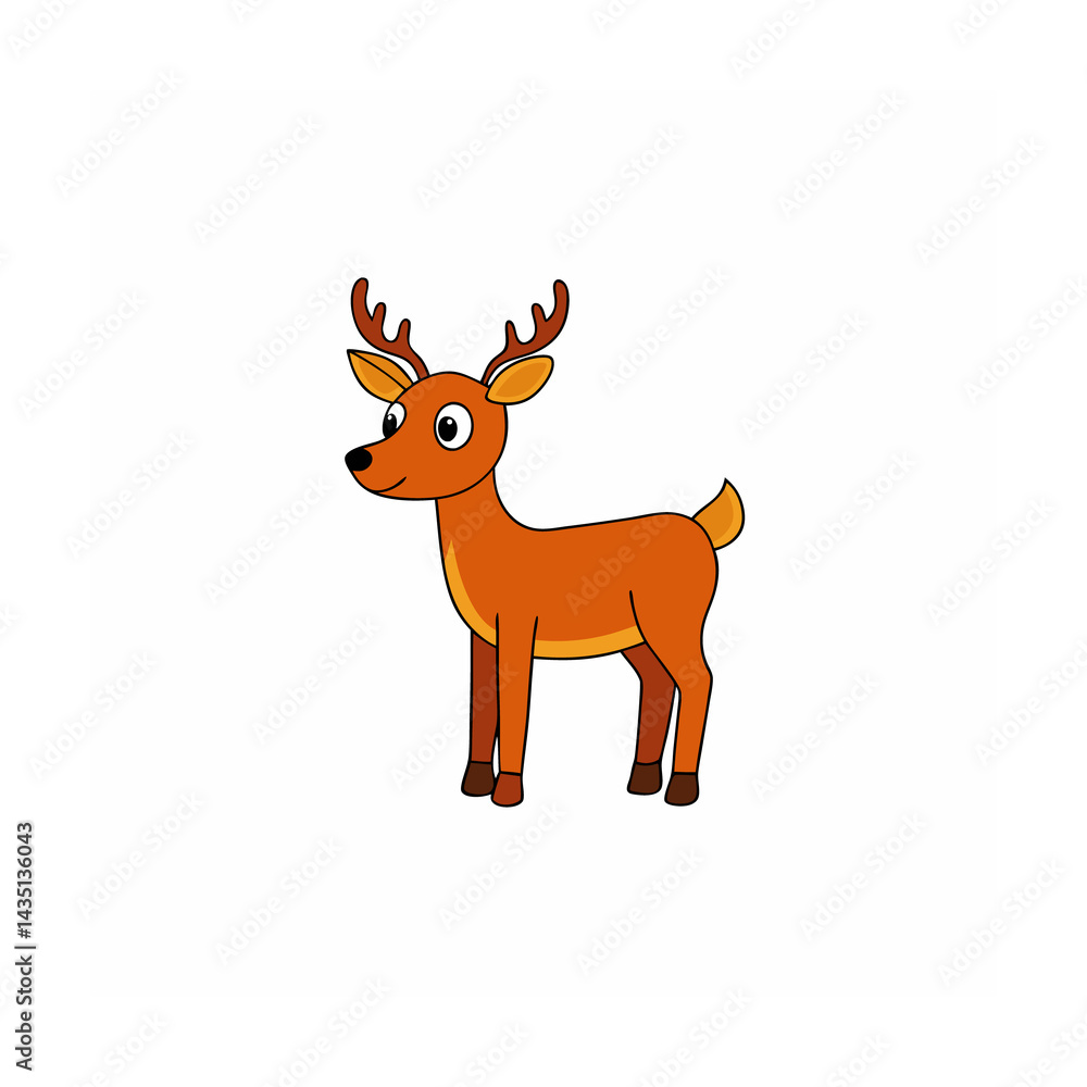Obraz premium Christmas Vector Clipart Festive Holiday Icons on White Background