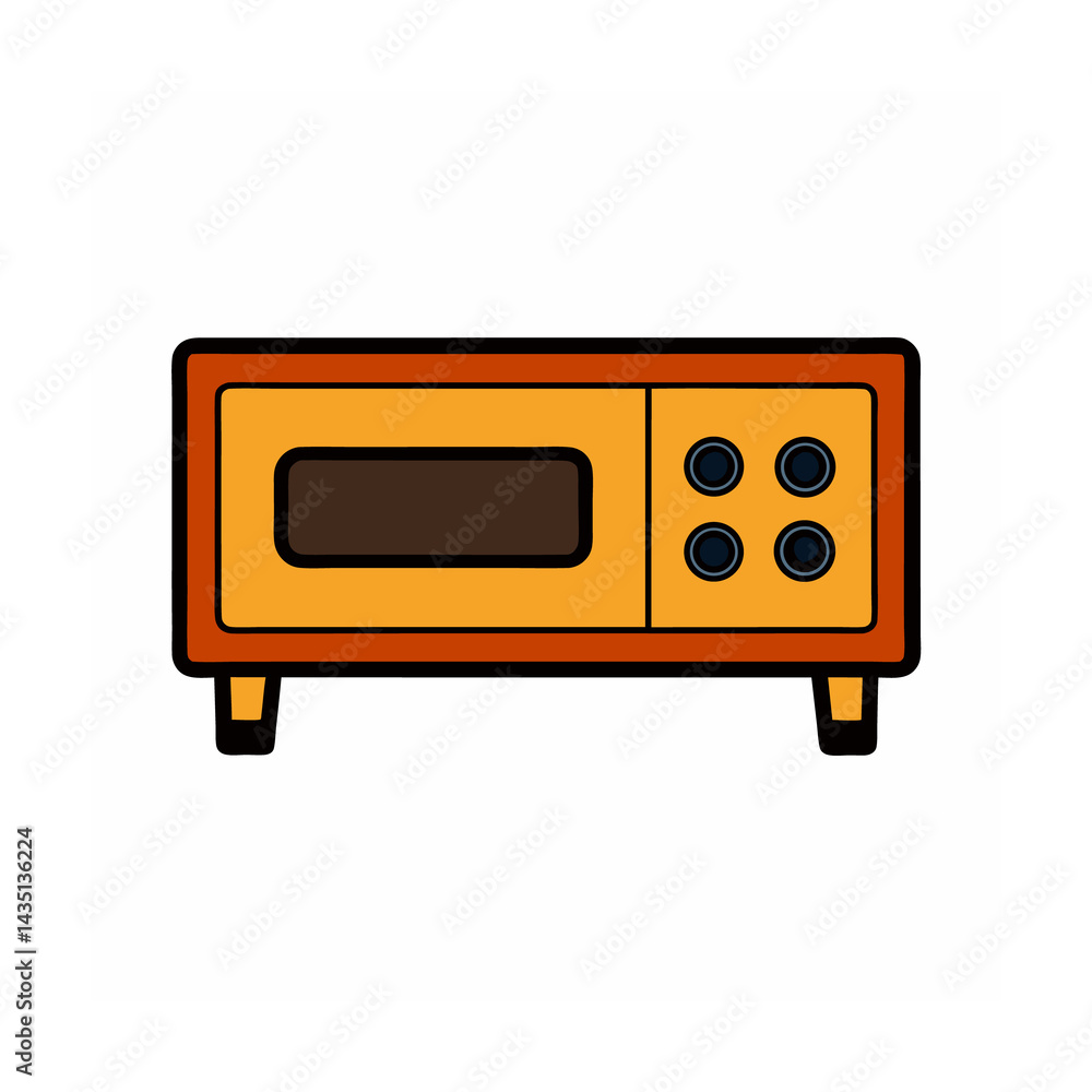 Fototapeta premium Furniture Vector Clipart Minimalist Home Decor Line Art on White Background