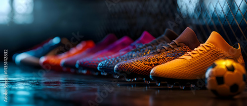 Colorful Soccer Cleats Display (4)