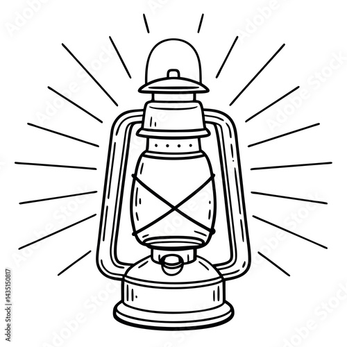 A classic-camping-lantern-with-handle 