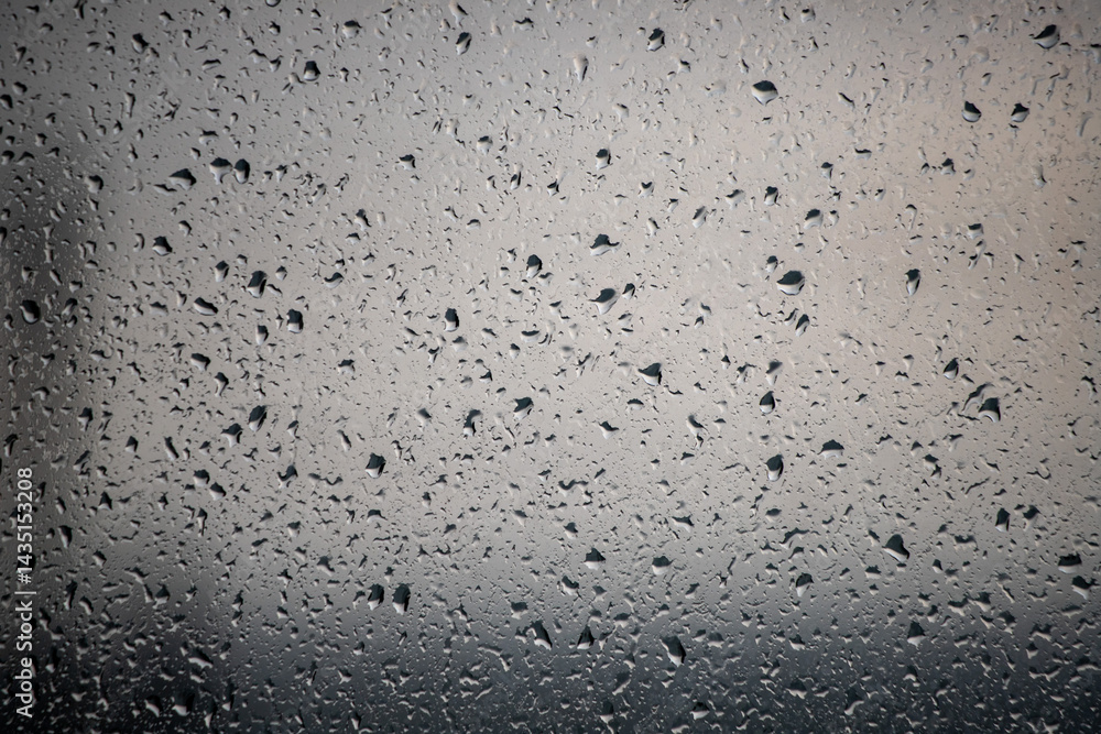 A window with raindrops on it A window with raindrops on it