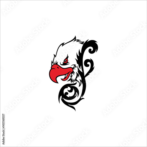 Wallpaper Mural Eagle head decorated with tribal. It can be used as graphic design Torontodigital.ca