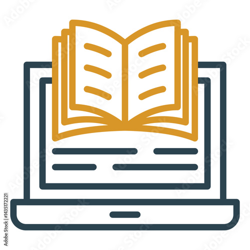 Digital Book Icon