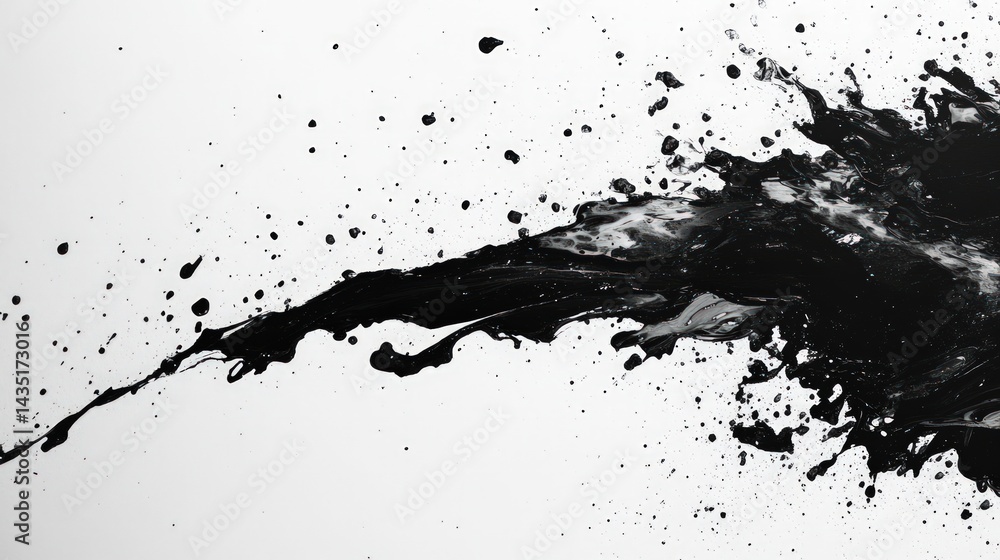 Abstract Ink Splashes Abstract Ink Splashes