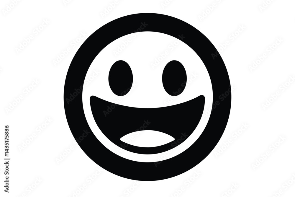 Fototapeta premium smiley face vector icon