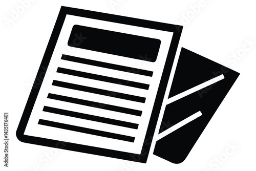 press release vector icon