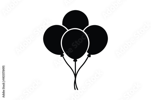 balloons vector icon
