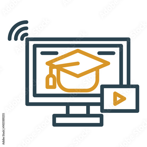Online Learning Icon