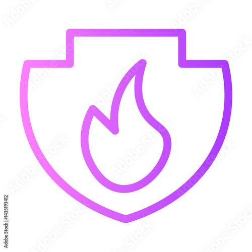 fire gradient icon
