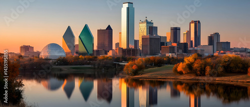 Dallas Skyline at Dawn