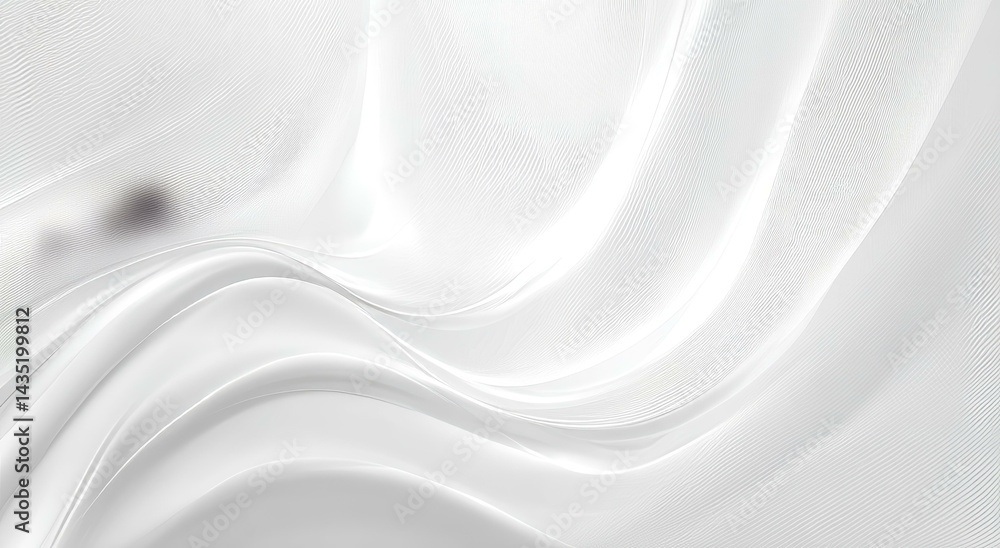 Obraz premium Elegant White Fabric Texture