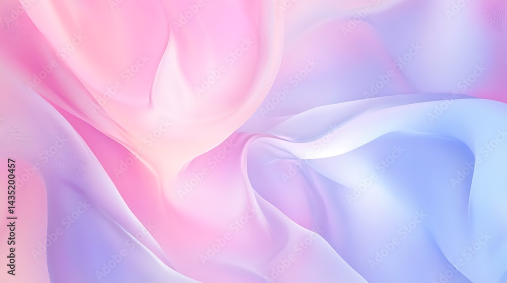 Fototapeta premium Pastel Silk Drape Abstract Background.