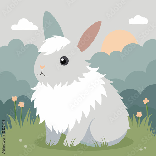 Nice bunny happy Easter