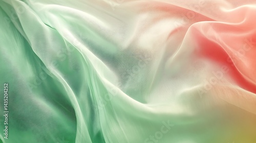 Pastel Silk Fabric Drape Texture.