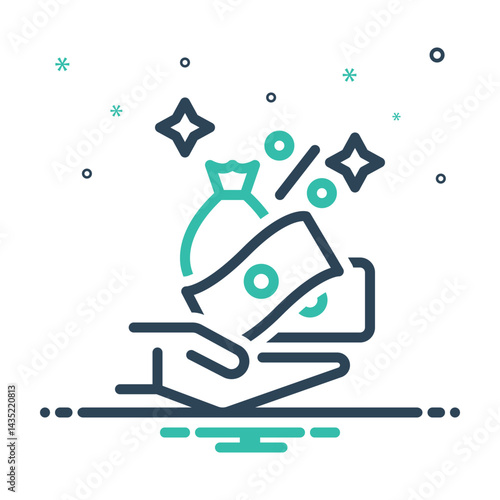 Mix icon for commission
