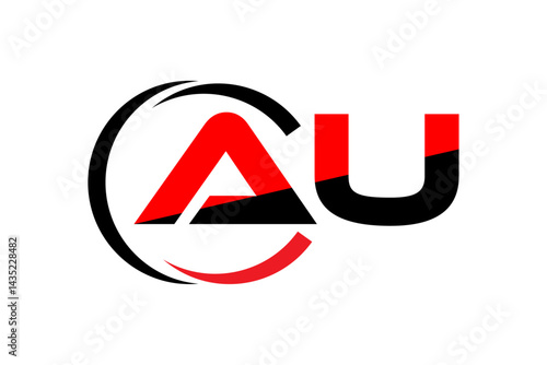AU Letter Logo Design: A Stylish and Professional Monogram for Business and Real Estate Branding
