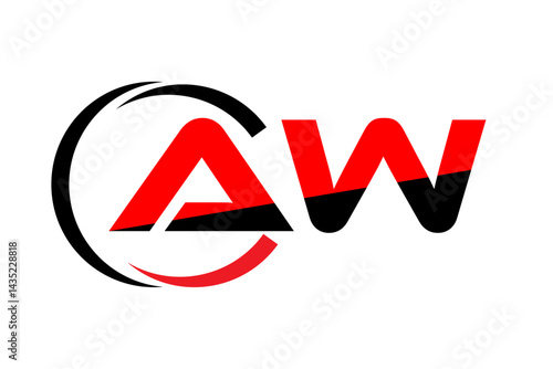 AW MODERN LOGO DESIGN 