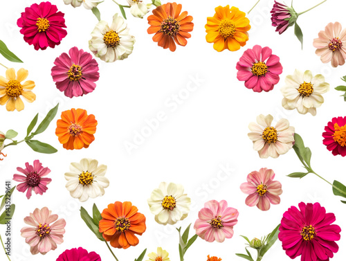  Stunning Zinnia Flowers on Stem