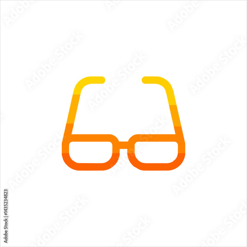 vector glasses icon